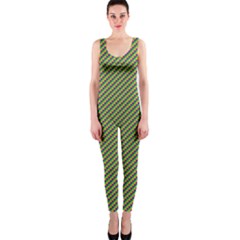 Mardi Gras Checker Boards Onepiece Catsuit by PhotoNOLA