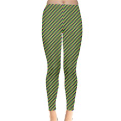 Mardi Gras Checker Boards Leggings  by PhotoNOLA