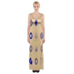 Art Prize Eight Sign Maxi Thigh Split Dress