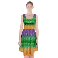 Mardi Gras Tie Die Racerback Midi Dress by PhotoNOLA