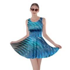 Waves Wave Water Blue Hole Black Skater Dress by Alisyart