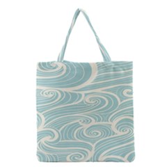 Blue Waves Grocery Tote Bag