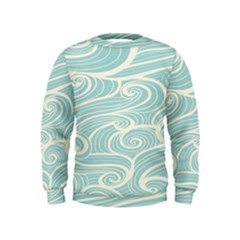 Blue Waves Kids  Sweatshirt