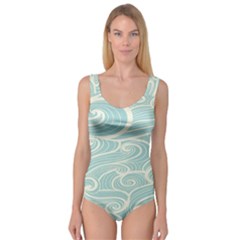 Blue Waves Princess Tank Leotard 