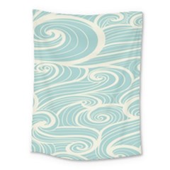 Blue Waves Medium Tapestry
