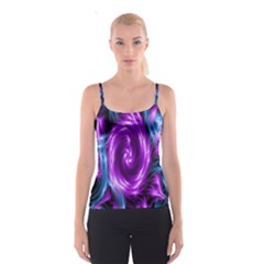 Colors Light Blue Purple Hole Space Galaxy Spaghetti Strap Top