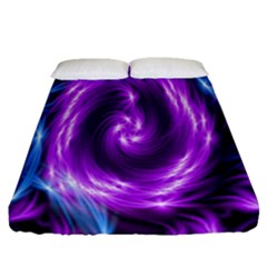 Colors Light Blue Purple Hole Space Galaxy Fitted Sheet (queen Size) by Alisyart