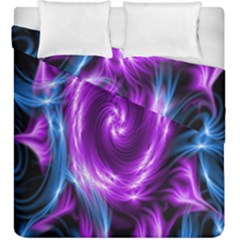 Colors Light Blue Purple Hole Space Galaxy Duvet Cover Double Side (king Size) by Alisyart