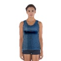 Fabric Blue Batik Women s Sport Tank Top  View1