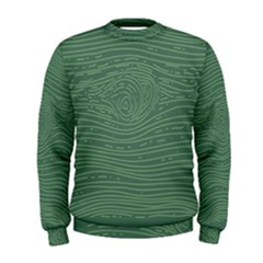 Illustration Green Grains Line Men s Sweatshirt