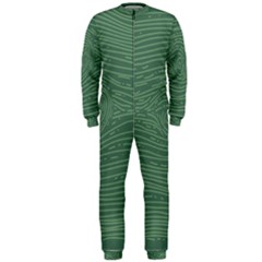 Illustration Green Grains Line Onepiece Jumpsuit (men)  by Alisyart