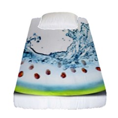 Fruit Water Slice Watermelon Fitted Sheet (Single Size)