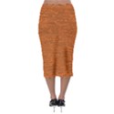 Illustration Orange Grains Line Midi Pencil Skirt View2