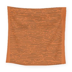 Illustration Orange Grains Line Square Tapestry (large)