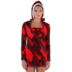 Missile Rockets Red Women s Long Sleeve Hooded T-shirt