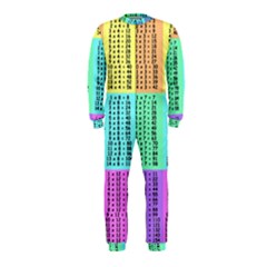 Multiplication Printable Table Color Rainbow Onepiece Jumpsuit (kids) by Alisyart