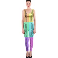 Multiplication Printable Table Color Rainbow Onepiece Catsuit