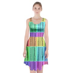 Multiplication Printable Table Color Rainbow Racerback Midi Dress