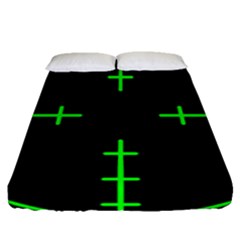 Sniper Focus Fitted Sheet (queen Size) by Alisyart