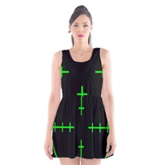 Sniper Focus Scoop Neck Skater Dress