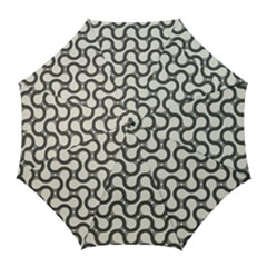 Shutterstock Wave Chevron Grey Golf Umbrellas