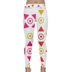 Spectrum Styles Pink Nyellow Orange Gold Classic Yoga Leggings