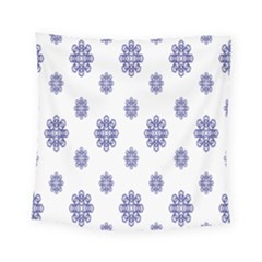 Snow Blue White Cool Square Tapestry (small) by Alisyart