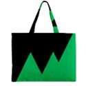 Soaring Mountains Nexus Black Green Zipper Mini Tote Bag View2