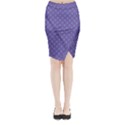 Abstract Purple Pattern Background Midi Wrap Pencil Skirt View1