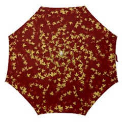 Background Design Leaves Pattern Straight Umbrellas by Simbadda