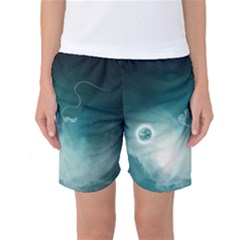 Astronaut Space Travel Gravity Women s Basketball Shorts by Simbadda