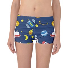 Space Background Design Boyleg Bikini Bottoms by Simbadda
