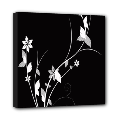 Plant Flora Flowers Composition Mini Canvas 8  X 8  by Simbadda
