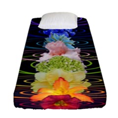 Chakra Spiritual Flower Energy Fitted Sheet (Single Size)