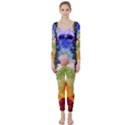 Chakra Spiritual Flower Energy Long Sleeve Catsuit View1