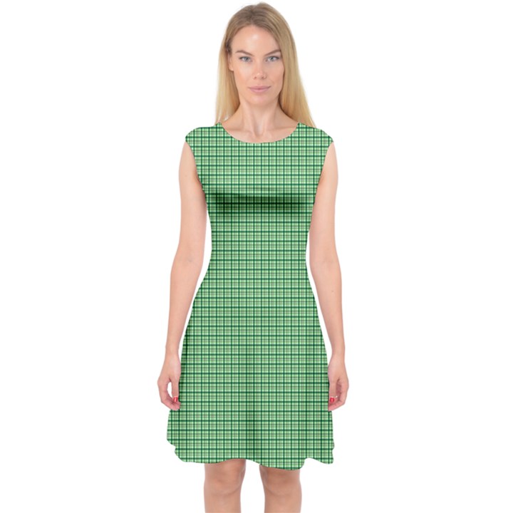 Green1 Capsleeve Midi Dress