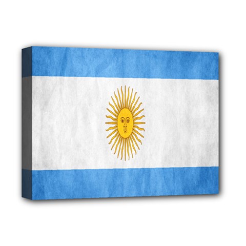 Argentina Texture Background Deluxe Canvas 16  X 12   by Simbadda