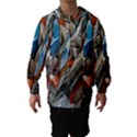 Abstraction Imagination City District Building Graffiti Hooded Wind Breaker (Kids) View1