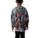 Abstraction Imagination City District Building Graffiti Hooded Wind Breaker (Kids) View2