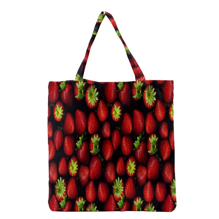 Berry Strawberry Many Grocery Tote Bag