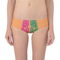 Brian Pink Green Orange Smart Classic Bikini Bottoms by Alisyart