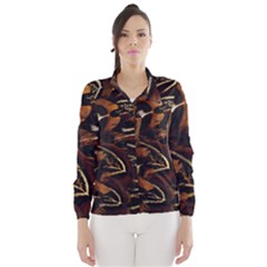 Feathers Bird Black Wind Breaker (women) by Simbadda