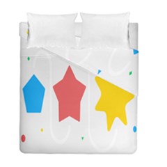 Evolution Jumsoft Star Duvet Cover Double Side (full/ Double Size) by Alisyart