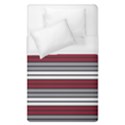 Fabric Line Red Grey White Wave Duvet Cover (Single Size) View1