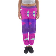 Eye Purple Pink Women s Jogger Sweatpants