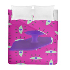 Eye Purple Pink Duvet Cover Double Side (full/ Double Size)