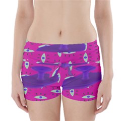 Eye Purple Pink Boyleg Bikini Wrap Bottoms by Alisyart