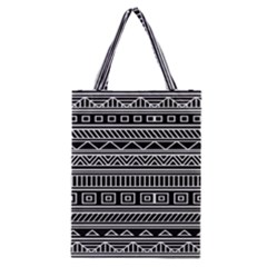 Myria Wrapping Paper Black Classic Tote Bag