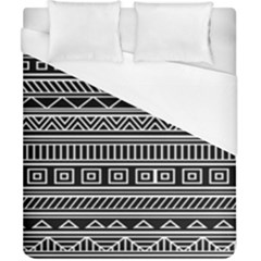 Myria Wrapping Paper Black Duvet Cover (california King Size) by Alisyart