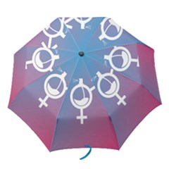 Perfume Graphic Man Women Purple Pink Sign Spray Folding Umbrellas by Alisyart